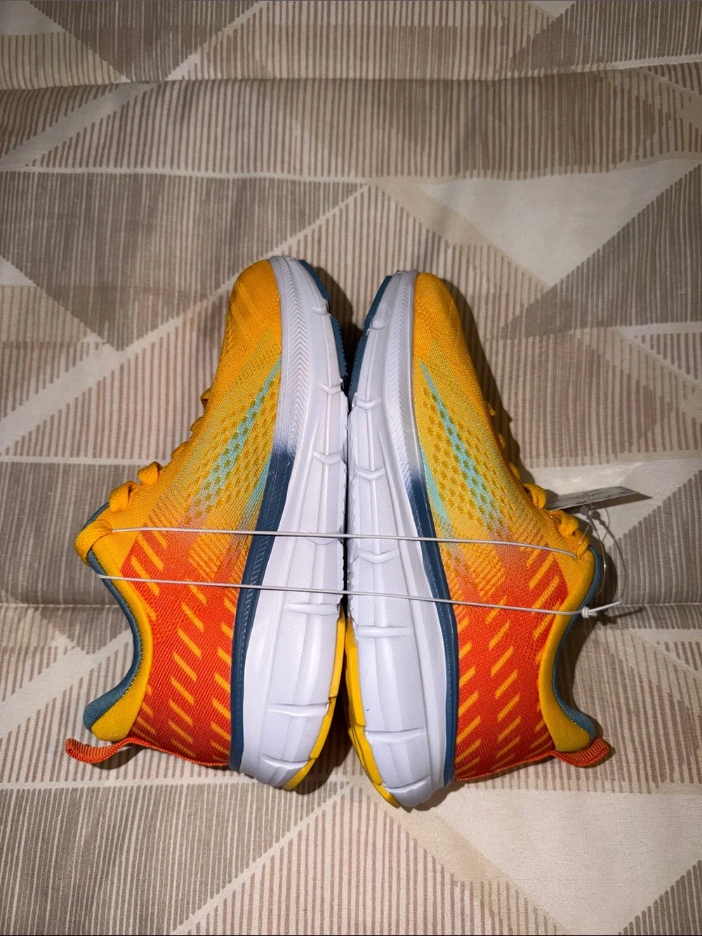 Kids Yellow Athletic Sneakers - Lightweight Comfort